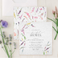 Elegante Wildblume Wasserfarbenes Brautparty
