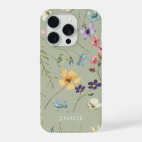 Elegante Wildblume Wildblumen Florale Benutzerdefi