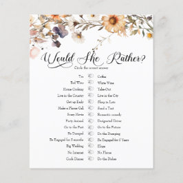 Elegante Wildblume | Würde sie eher spielen