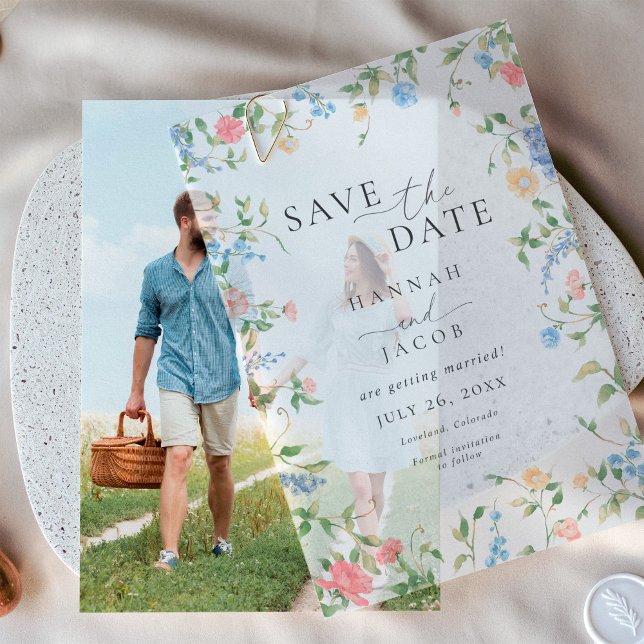 Elegante Wildblumen-Blumenfoto-Hochzeit (Von Creator hochgeladen)