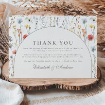 Elegante Wildblumen-Botanische Hochzeit