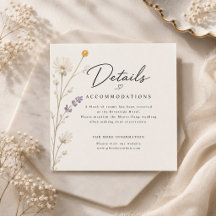Elegante Wildblumen-Hochzeit