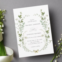 Elegante Wildblumen Hochzeit