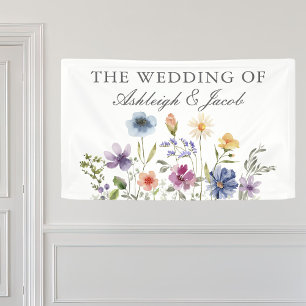 Elegante Wildblumen-Hochzeit im Frühling Personali Banner