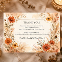 Elegante Wildblumen-Hochzeit im Herbst