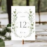 Elegante Wildblumen Hochzeit Tischnummer<br><div class="desc">Diese Hochzeitsfeier-Tischnummer besticht durch hübsche handbemalte Aquarellfarben-Wildblumen,  die als Kranz angeordnet sind und sich ideal für den Frühling,  den Sommer oder Hochzeiten im Herbst eignen. Für eine weiter gehende Anpassung dieses Designs klicken Sie bitte auf den BUTTON BLAU DESIGN TOOL oben! Matching-Elemente sind ebenfalls verfügbar.</div>