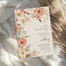 Elegante Wildblumen Rodelbahn mit Aussicht Einladung