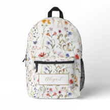 Elegante wilde Blume in Aquarellen