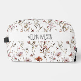 Elegante wilde Blume Waschbeutel