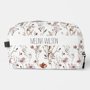 Elegante wilde Blume Waschbeutel
