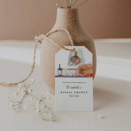 Elegante Wine tasting | Picnisches Brautparty Geschenkanhänger