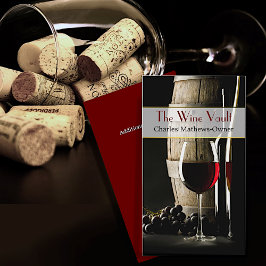 Elegante Wine Theme Custom Business Card Visitenkarte