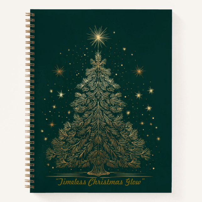 „Elegante Winter Celebration“ Notizbuch (Vorderseite)