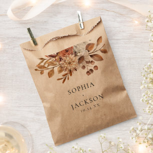 Elegante Winter-Gastgeschenke Hochzeiten im Herbst Geschenktütchen
