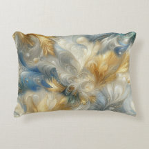 Elegante Wirbel in Gold, Silber, Blau, Gelb