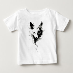 Elegante Wölfe Kunst, Dichtung und Musik Baby T-shirt