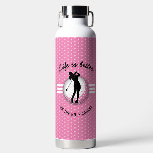 Elegante Women Golfer Design Trinkflasche