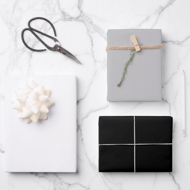 Elegante WSB Geschenkblätter Geschenkpapier Set (Vorderseite)
