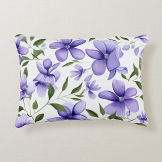 Elegante Wurfkissen mit Blumenmuster Dekokissen