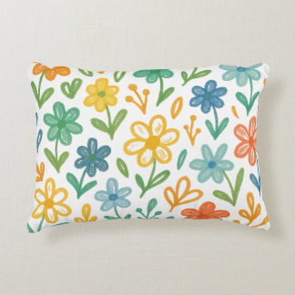 Elegante Wurfkissen mit Blumenmuster Dekokissen
