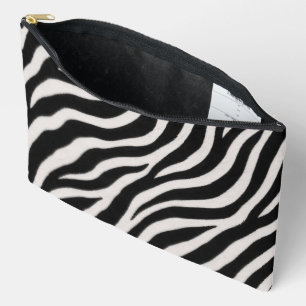 Elegante Zebramuster-Accessoiretasche Stylische Au Zubehörtasche