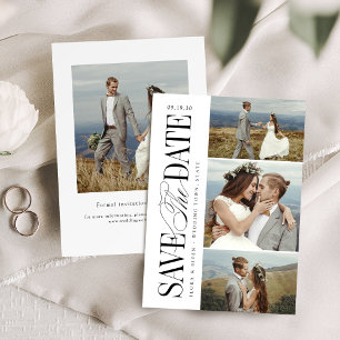 Elegante zeitlose Typografie 4 Foto  Save The Date