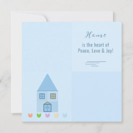 Elegante Zuhause Colorful Tulips Blue Potluck Einl Ankündigung