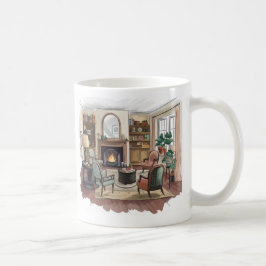 Elegante Zuhause ist der Ort der Ruhe Kaffeetasse