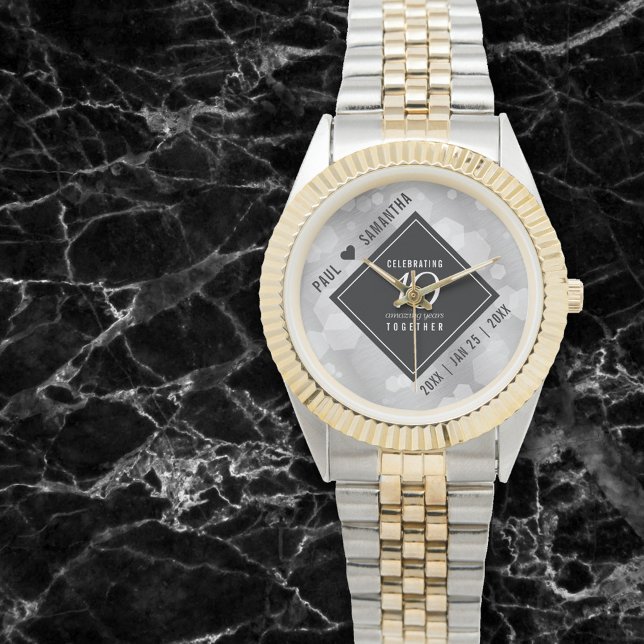 Eleganter 10. Geburtstag der Zehn-Zehn-Hochzeit Armbanduhr (Von Creator hochgeladen)