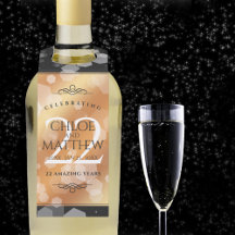 Eleganter 22. Geburtstag der Kupferhochzeit