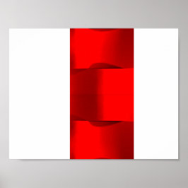 Eleganter 3D-Minimalismus Poster