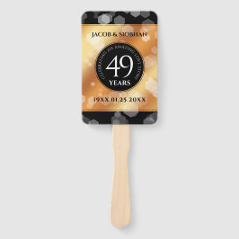 Eleganter 49. Geburtstag der Kupferhochzeit Fächer
