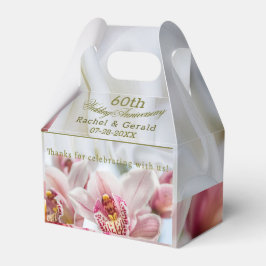 Eleganter 60. Hochzeitstag Geschenkschachtel