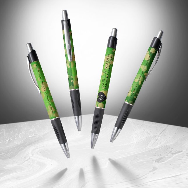 Eleganter 66. Geburtstag der Titanite Kugelschreiber (Elegant 66th Titanite Wedding Anniversary Pen Cover Photo)