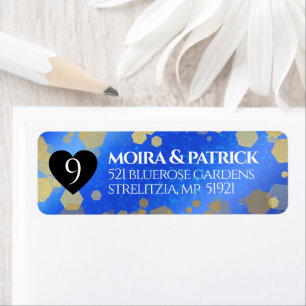 Eleganter 9. Lapis Lazuli Hochzeitstag