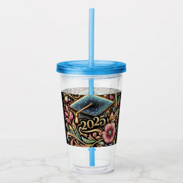Eleganter Abschluss 2025 Design 2 Acryltrinkbecher