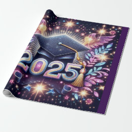 Eleganter Abschluss 2025 Geschenkpapier