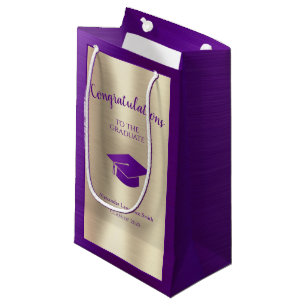 Eleganter Abschluss Class of 2021 Herzlichen Glüc Kleine Geschenktüte
