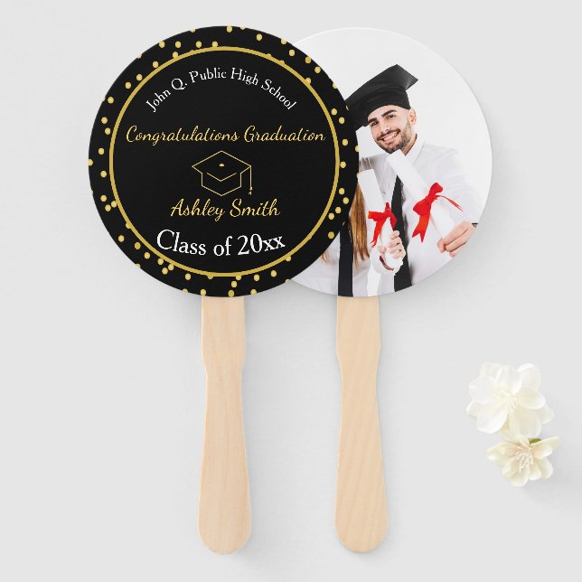 eleganter Abschluss Fächer (Vorne und Hinten)
