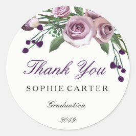 Eleganter Abschluss für Lila Rose Danke Sticker