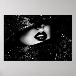 Eleganter abstrakter diagonaler Hintergrund mit l Poster