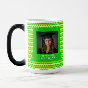 Eleganter abstrakter Druck Graduate Coffee Verwandlungstasse