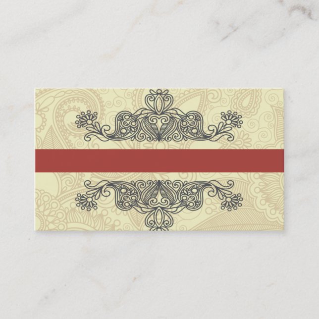 eleganter abstrakter formaler Artgeschäftskarte Visitenkarte (Vorderseite)