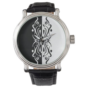 Eleganter Abstrakter Harlequin-Stil Armbanduhr