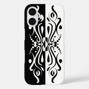 Eleganter Abstrakter Harlequin-Stil iPhone 16 Hülle