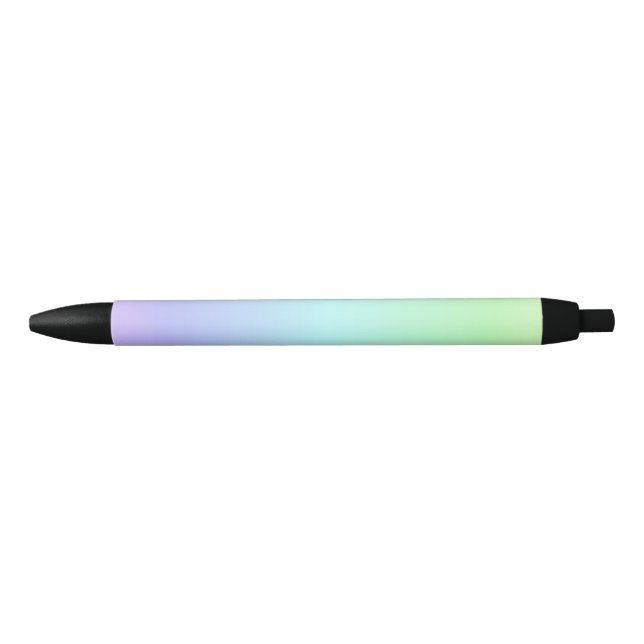 Eleganter Abstrakter, schlichter Regenbogen Kugelschreiber (Vorderseite)