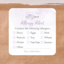 Eleganter Allergie-Alarm Violett für Schneebesen