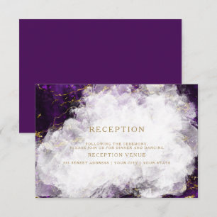 Eleganter Amethyst-Kristall-Drusen Einladung
