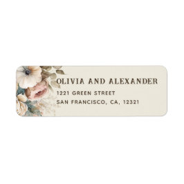 Eleganter Aquarellgarten Hochzeitsfeier