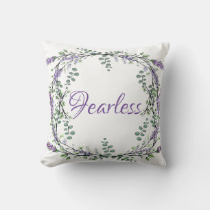 Eleganter Aquarelllavender Eucalyptus Fearless Kissen